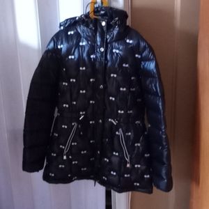 Karl Lagerfeld Glasses Down Jacket w/hood